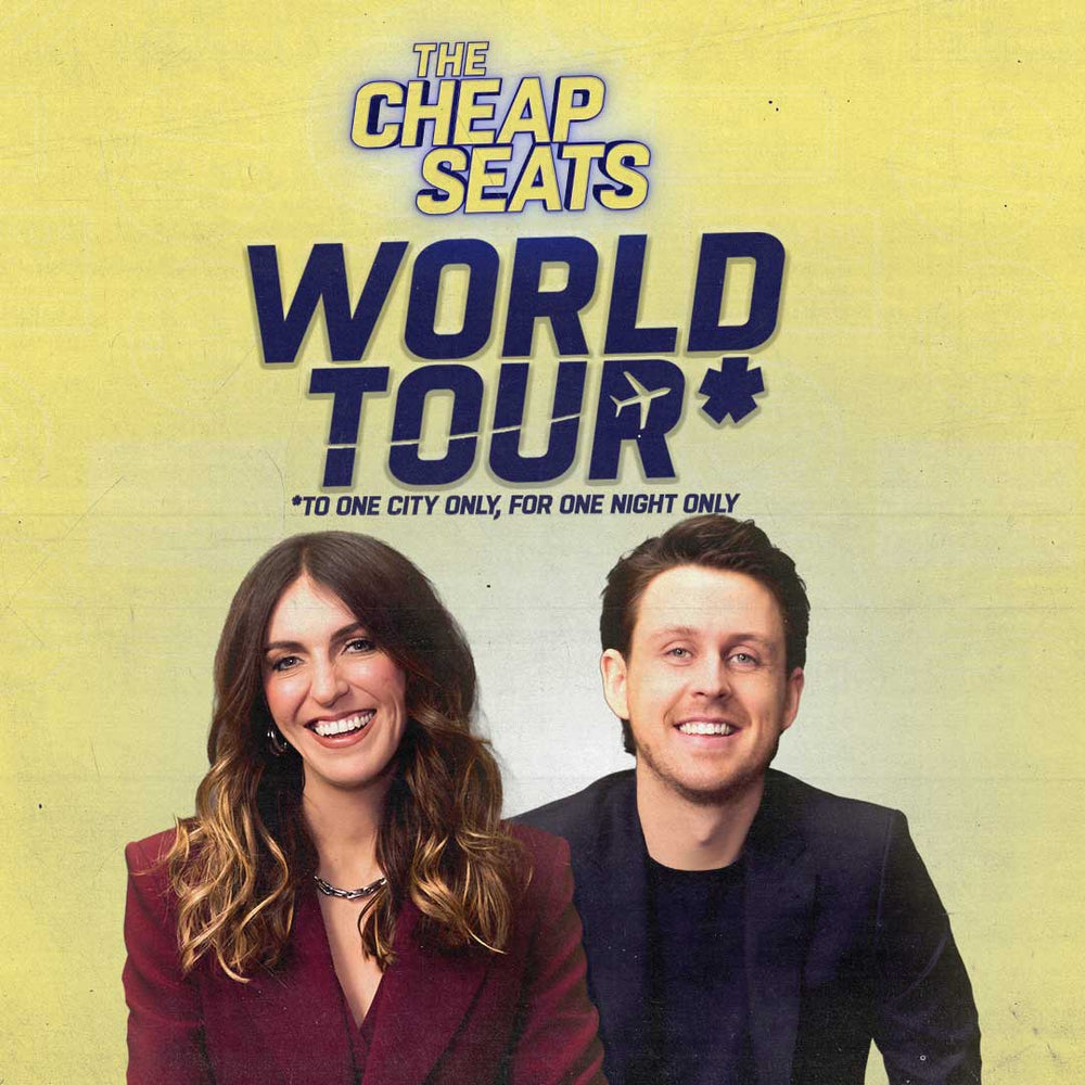 The Cheap Seats WORLD TOUR T-Shirt: Limited Edition!