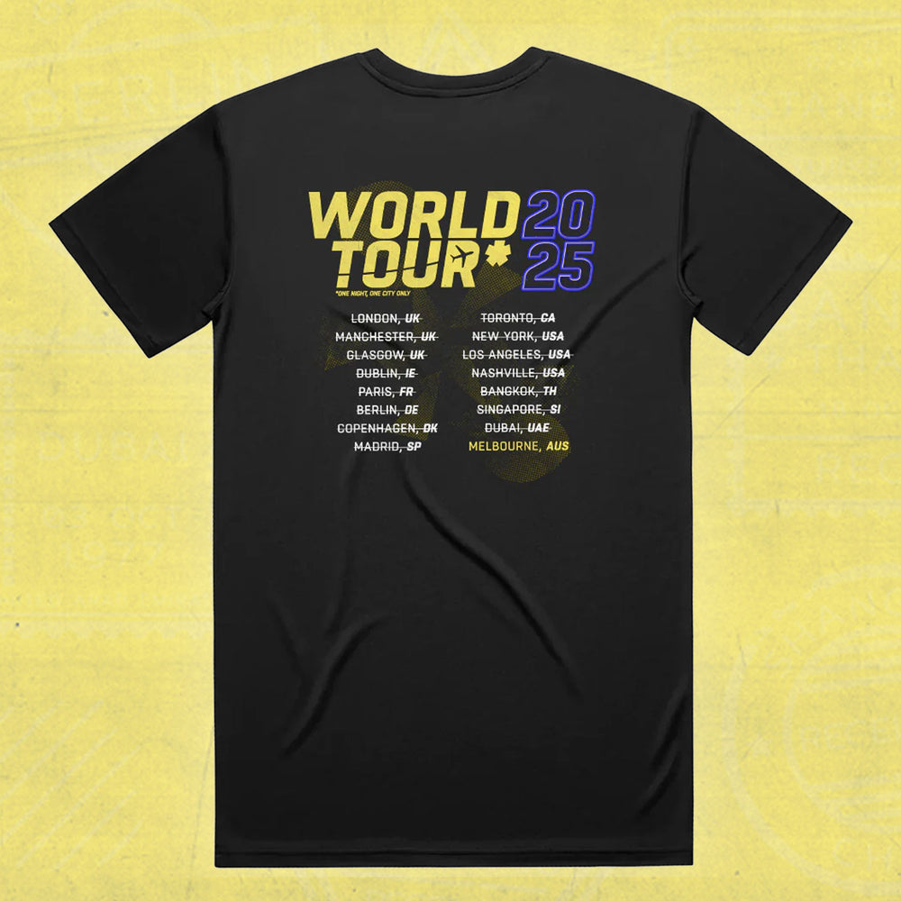 The Cheap Seats WORLD TOUR T-Shirt: Limited Edition!